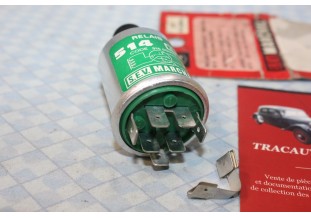 RELAIS 6V SEV MARCHAL 514 KLAXON/FEUX 7 BORNES...AUTOS ANCIENNES DIVERSES