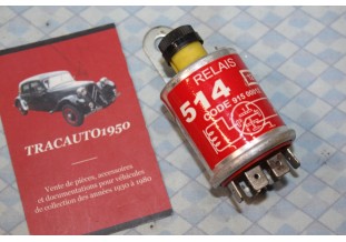 RELAIS 12V SEV MARCHAL 514 KLAXON/FEUX 7 BORNES...AUTOS ANCIENNES DIVERSES