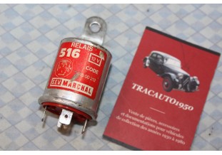 RELAIS 12V SEV MARCHAL 516 KLAXON/FEUX 4 BORNES...AUTOS ANCIENNES DIVERSES