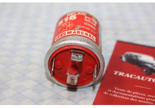 RELAIS 12V SEV MARCHAL 516 KLAXON/FEUX 4 BORNES...AUTOS ANCIENNES DIVERSES