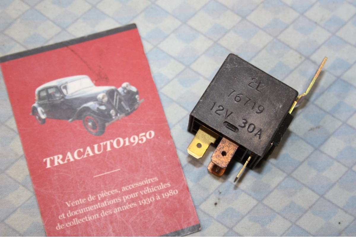 RELAIS 12V 30A MIXO 76719 5 BORNES...RENAULT DIVERS