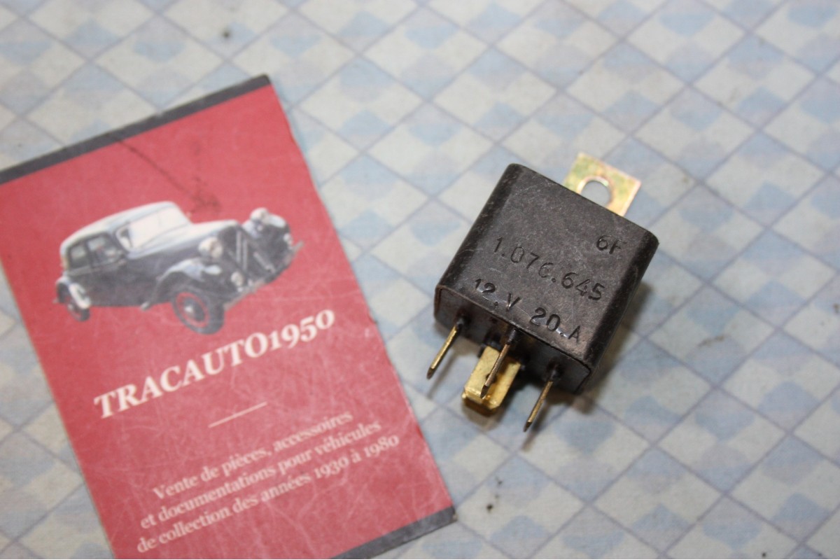 RELAIS 12V 20A MIXO 10 76645 5 BORNES...AUTOS DIVERSES