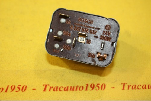 RELAIS PAS A PAS 24V BOSCH 0332515012 pour SIGNAUX OPTIQUES...CAMIONS TRACTEURS...voir descriptif