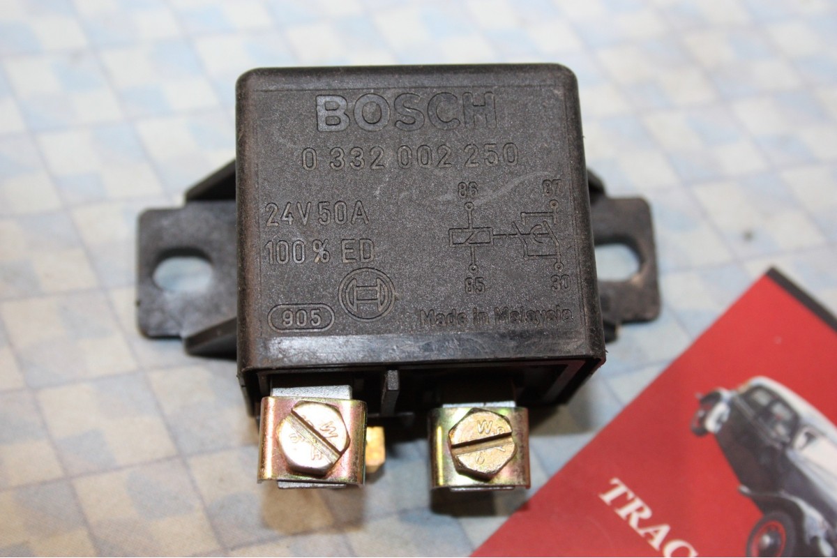 RELAIS CONTACT DE TRAVAIL 24V BOSCH 0332002250...CAMIONS TRACTEURS DIVERS