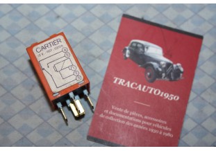 RELAIS PERMANENT 12V G. CARTIER 03504 5 BORNES...AUTOS DIVERSES