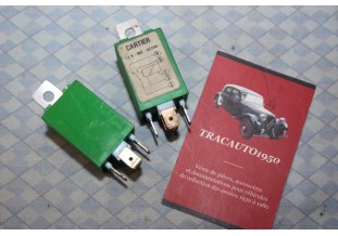 2 RELAIS DE CONTROLE 12V G. CARTIER 03104  5 BORNES...AUTOS DIVERSES
