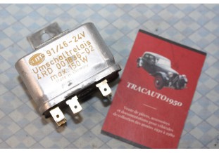 RELAIS CODE/PHARE 24V HELLA 4RD 001836021 6 BORNES...CAMIONS TRACTUERS DIVERS