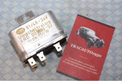 RELAIS CODE/PHARE 24V HELLA 4RD 001836021 6 BORNES...CAMIONS TRACTUERS DIVERS