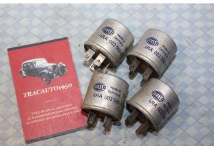 4 RELAIS FEUX/KLAXON 12V HELLA 4RA 00256615 4 BORNES...AUTOS DIVERSES