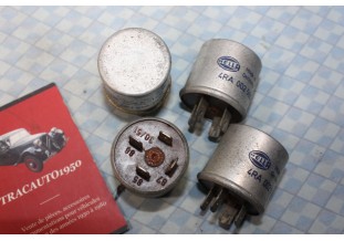 4 RELAIS FEUX/KLAXON 12V HELLA 4RA 00256615 4 BORNES...AUTOS DIVERSES