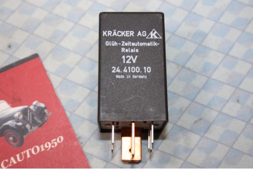 RELAIS DE PRECHAUFFAGE 12V KRÄCKER AG 24.4100.10 7 BORNES..AUDI VW MERCEDES