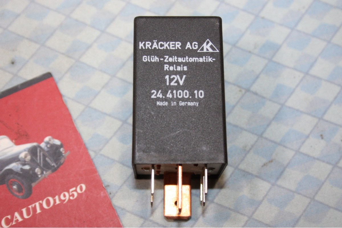 RELAIS DE PRECHAUFFAGE 12V KRÄCKER AG 24.4100.10 7 BORNES..AUDI VW MERCEDES