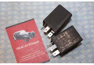 2 RELAIS D'ESSUIE GLACE 12V SIEMENS 5WK 1636 6 BORNES...VW AUDI