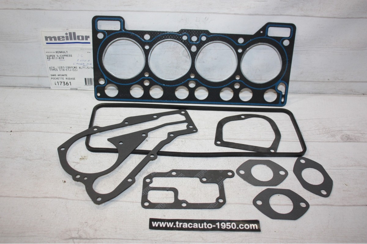 POCHETTE MOTEUR RODAGE MEILLOR 417361P...SUPER 5 EXPRESS CLIO 1 R9 R11 1237/1397cm3