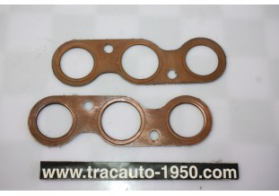 JEU DE 2 JOINTS DE COLLECTEUR ADM/ECHAP MEILLOR 4563...FLORIDE DAUPHINE GORDINI Mot 670 845cm3