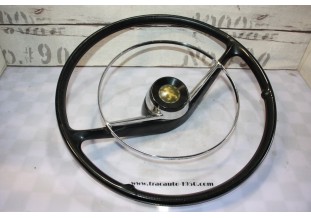 VOLANT QULLERY M576 2 BRANCHES Ø 420mm AVEC CERCLO KLAXON...PEUGEOT 404