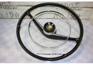 VOLANT QULLERY M576 2 BRANCHES Ø 420mm AVEC CERCLO KLAXON...PEUGEOT 404