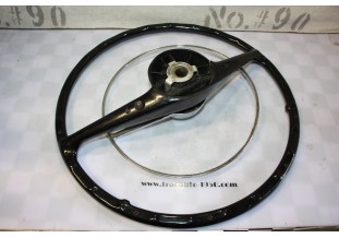 VOLANT QULLERY M576 2 BRANCHES Ø 420mm AVEC CERCLO KLAXON...PEUGEOT 404