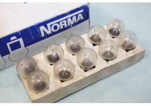 BOITE DE 10 AMPOULES STOP 6V 18/4W BAY15D NORMA 1316...AUTOS ANCIENNES
