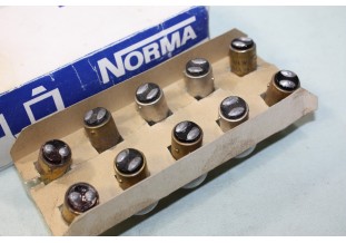 BOITE DE 10 AMPOULES STOP 6V 18/4W BAY15D NORMA 1316...AUTOS ANCIENNES