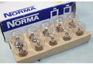 BOITE DE 10 AMPOULES STOP 6V 21W BA15 S NORMA 1327...AUTOS ANCIENNES