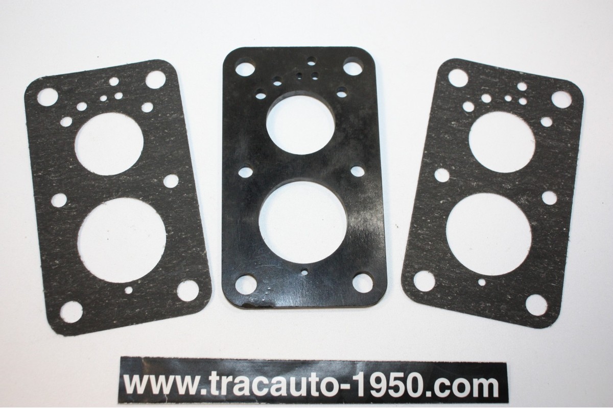 1 CALE + 2 JOINTS D'EMBASE DE CARBURATEUR Ø28/36 EP/4,5mm...AUTOS DIVERS
