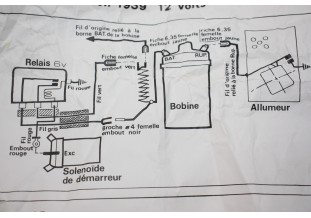 RELAIS DE DEMARRAGE 6V DUCELLIER 605691 4 BORNES...AUTOS DIVERS