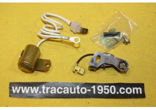 KIT RUPTEURS/CONDENSATEUR P242 POUR ALLUMEURS PARIS RHONE...PEUGEOT 104 204 304
