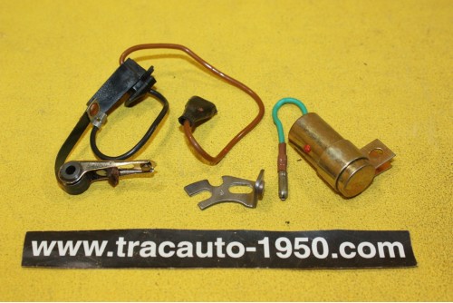 KIT RUPTEURS/CONDENSATEUR D612 POUR ALLUMEURS DUCELLIER...CITROEN CX 2000 2200 2400