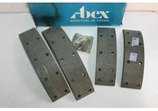 JEU DE GARNITURES DE FREIN ARRIERE ABEX M4301...PEUGEOT J7 J9 Essence et diesel