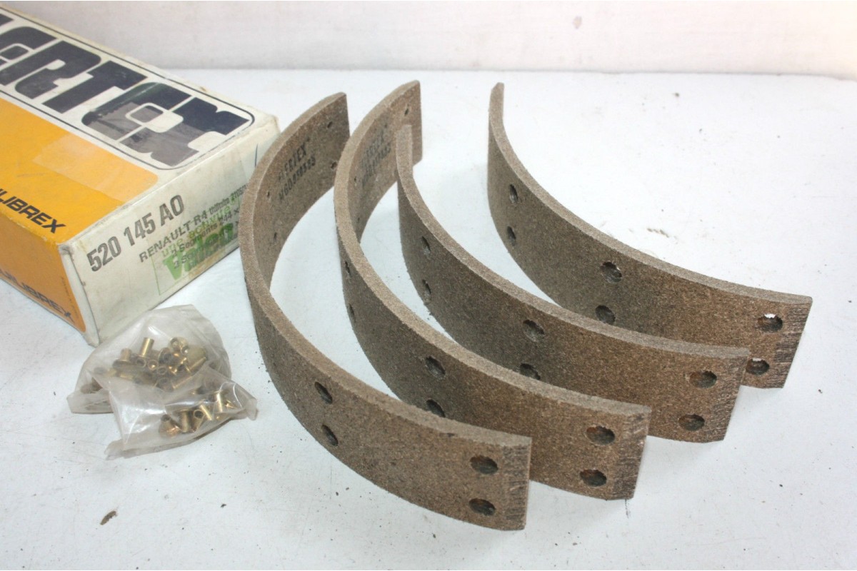 JEU DE GARNITURES DE FREIN AVANT FLERTEX 520145...RENAULT R4 FOURGO...