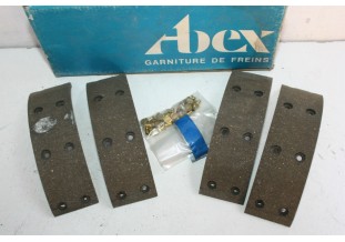 JEU DE GARNITURES DE FREIN ARRIERE ABEX M3184...CITROEN LN LNA VISA PEUGEOT 104