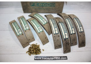 JEU DE GARNITURES DE FREIN FERODO n°10...SIMCA ARONDE PEUGEOT 202