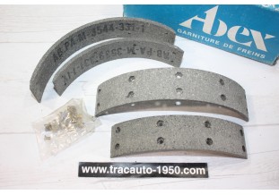 JEU DE GARNITURES DE FREIN AV/AR ABEX 1285-331...204 304S R4 R6 R12 R16