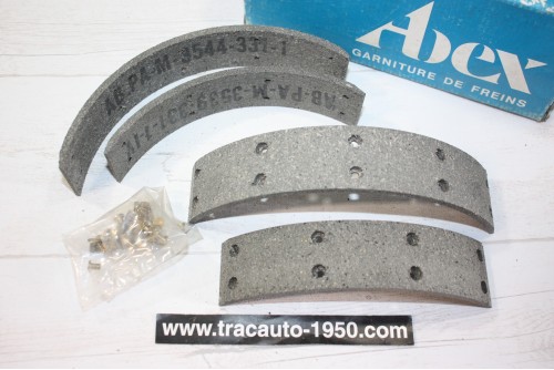 JEU DE GARNITURES DE FREIN AV/AR ABEX 1285-331...204 304S R4 R6 R12 R16