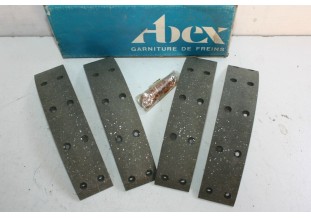 JEU DE GARNITURES DE FREIN ARRIERE ABEX M3730...BMW 316 318 320 518 520 1800