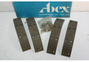 JEU DE GARNITURES DE FREIN ARRIERE ABEX M3408...AUDI 80 AUT GT GTE