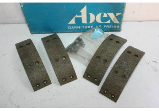 JEU DE GARNITURES DE FREIN ARRIERE ABEX M3413...AUSTIN BLMC MORRIS