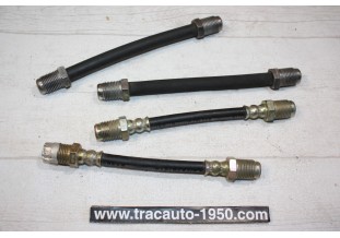 LOT DE 4 FLEXIBLES DE FREINS ARRIERES LOCKHEED/STOP...CITROEN 2CV TRACTION ??