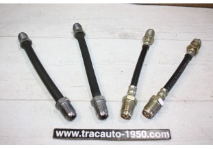 LOT DE 4 FLEXIBLES DE FREINS ARRIERES LOCKHEED/STOP...CITROEN 2CV TRACTION ??