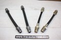 LOT DE 4 FLEXIBLES DE FREINS ARRIERES LOCKHEED/STOP...CITROEN 2CV TRACTION ??