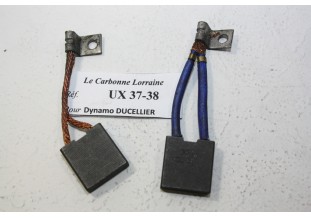 CHARBONS UX 37-38 POUR DYNAMOS DUCELLIER.