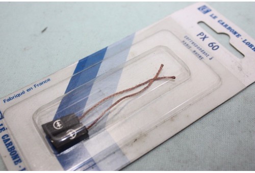 CHARBONS PX 60 POUR ALTERNATEUR 12V PARIS RHONE...POUR AUTOS DIVERS...