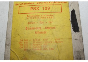 CHARBONS PSX 129 POUR DEMARREUR 12V PARIS RHONE...POUR TALBOT 1307 1308 HORIZON
