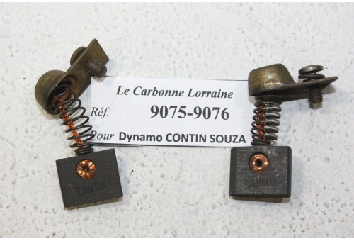 CHARBONS 9075/9076 POUR DYNAMOS CONTINSOUZA...POUR PEUGEOT 201 301 DONNET