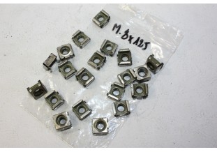 LOT DE 20 ECROUS CAGES M8 X 125...POUR RENAULT PEUGEOT CITROEN SIMC...