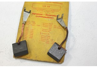 CHARBONS UX 58 POUR DYNAMOS DUCELLIER...ID DS HY 403 404 204 R3 R4 R6 R8 R10 R12 1301 1501
