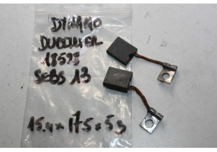 CHARBONS UX 36 POUR DYNAMOS 6/12V DUCELLIER...CITROEN 2CV AMI 6 DYANE 4