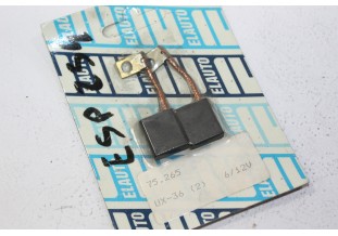 CHARBONS UX 36 POUR DYNAMOS 6/12V DUCELLIER...CITROEN 2CV AMI 6 DYANE 4