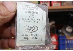 CHARBONS PX 46 POUR ALTERNATEUR12V PARIS RHONE...PEUGEOT 404 INJ RENAULT R16TS